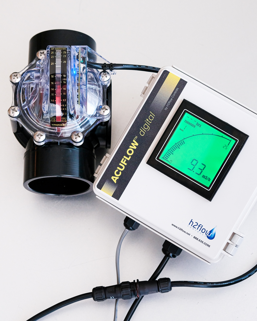 Caudalímetro digital